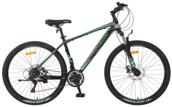 Велосипед TechTeam Neon 27.5" зеленый (алюминий)