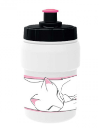 Велофляга AUTHOR пластиковая, white/pink, д/детских вело AB-MIRAGE 0.35л  8-14060020