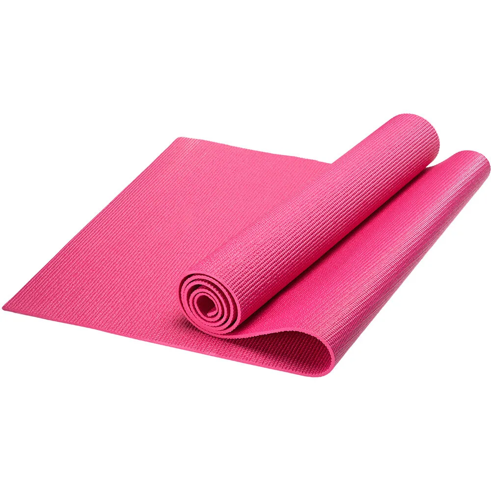 Реальное фото Коврик для йоги 173*61*1.0 см HKEM112-10-PINK PVC розовый 10019495 от магазина СпортСЕ