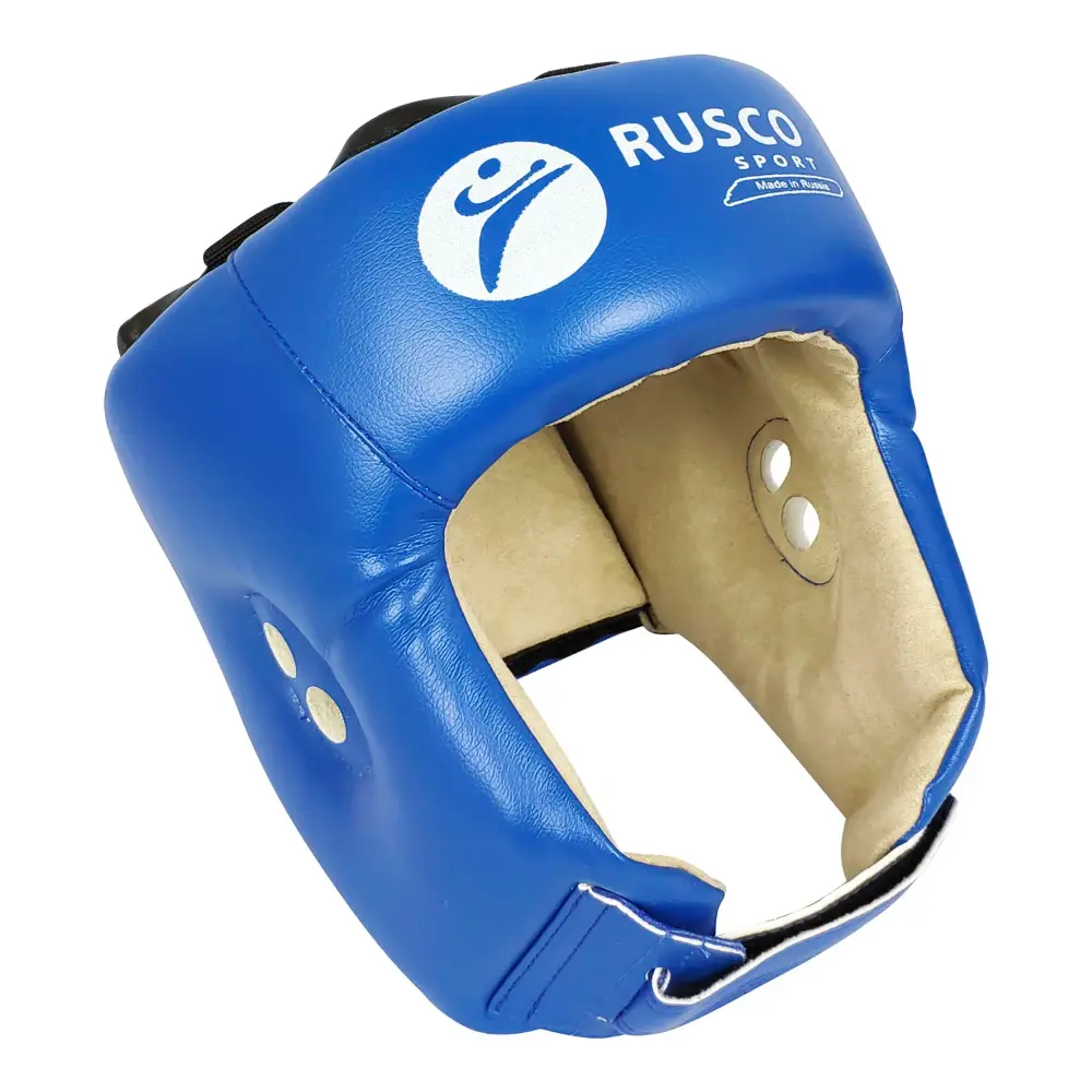 Реальное фото Шлем RuscoSport синий от магазина СпортСЕ