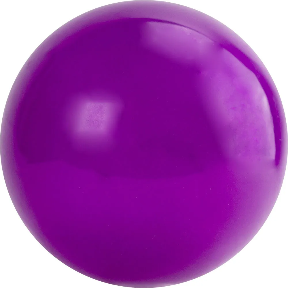 Реальное фото Мяч для художественной гимнастики 15 см AG-15-05 ПВХ фиолетовый от магазина СпортСЕ
