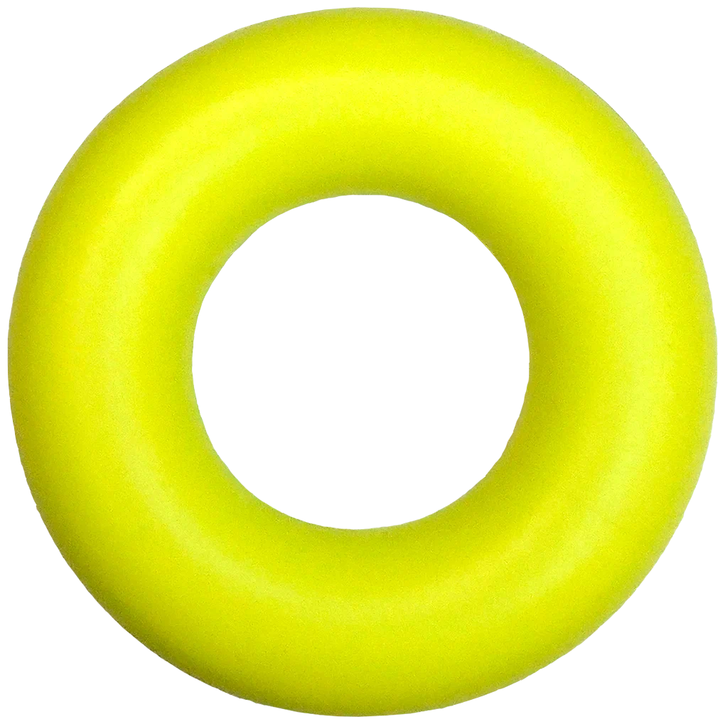 Реальное фото Эспандер кистевой 30кг Fortius Neon желтый H180701-30FY от магазина СпортСЕ