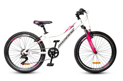 Велосипед Horst Fancy 24 (2022) белый/розовый