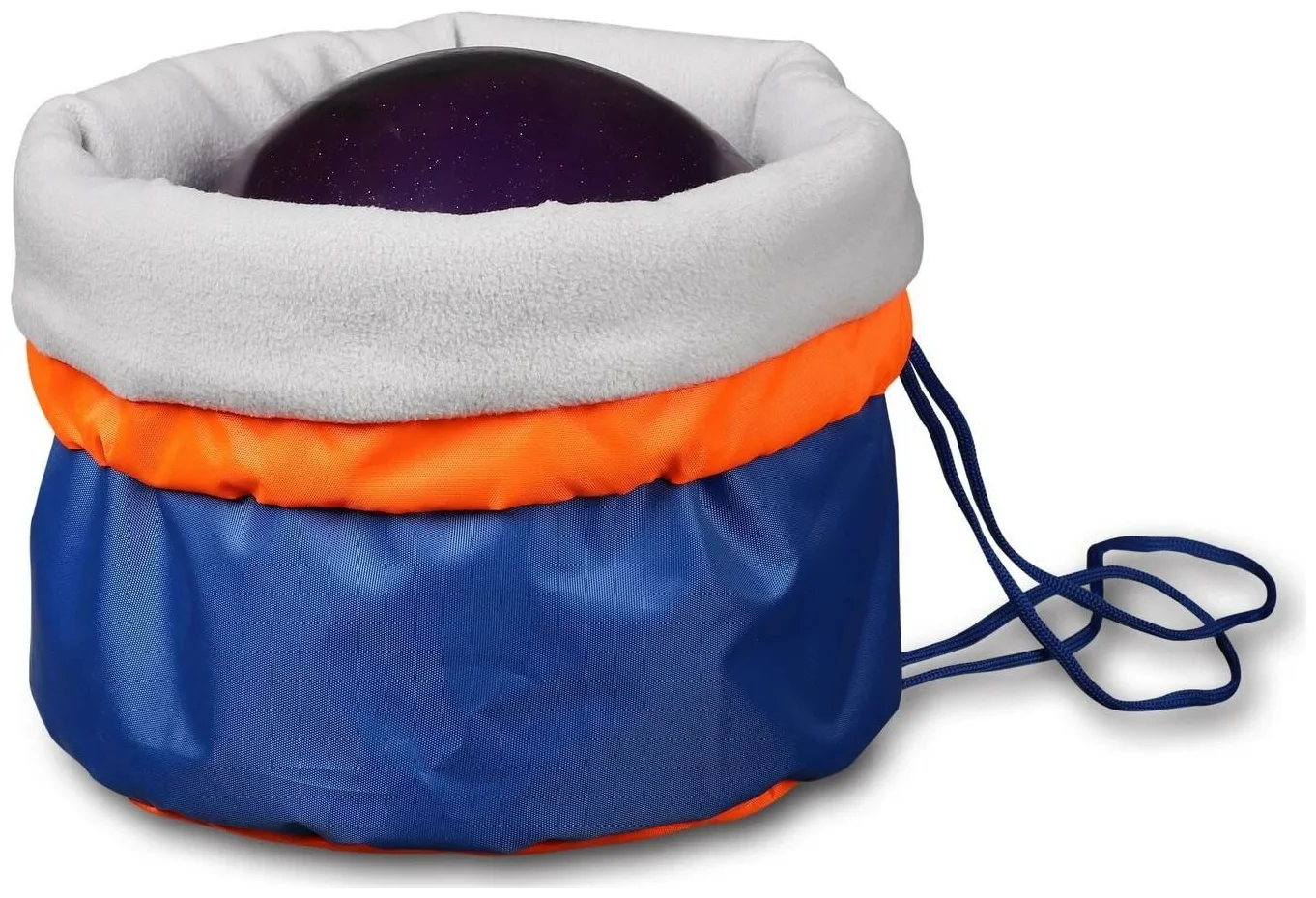 Реальное фото Чехол для мяча гимнастического Indigo 34*24 см утепленный синий SM-335 от магазина СпортСЕ