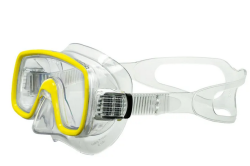 Маска для плавания Salvas Domino Mask р.Junior желтый CA105C1TGSTH