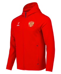 Худи на молнии NATIONAL Essential Hooded FZ Jacket, красный