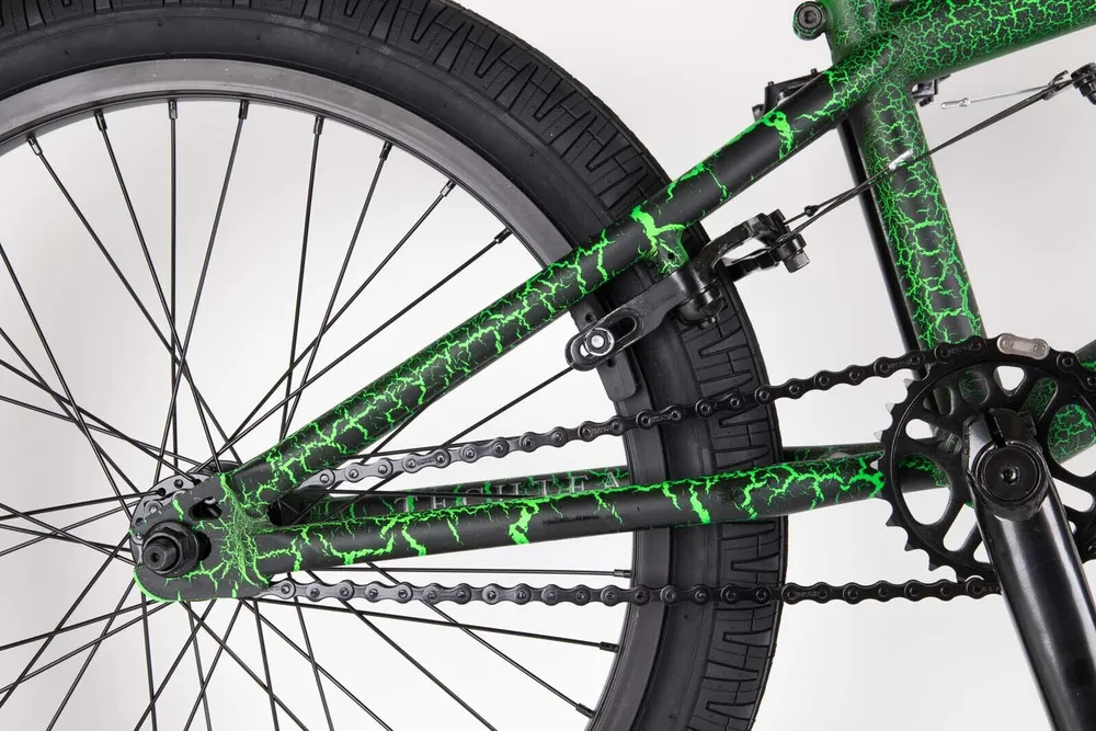 Реальное фото Велосипед BMX TechTeam Grasshoper 20" зелёный от магазина СпортСЕ