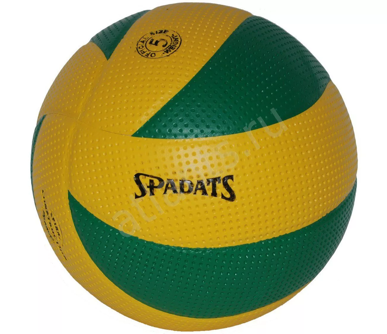Реальное фото Мяч волейбольный Spadats SP-302GY №5 8 панелей от магазина СпортСЕ