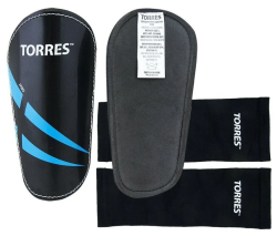 Щитки футбольные Torres Pro черно-сине-белый FS1608S